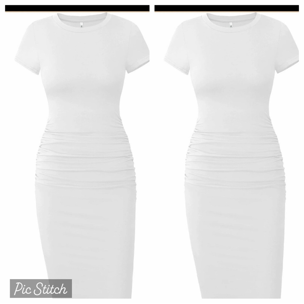 Elegant White Mini Dress